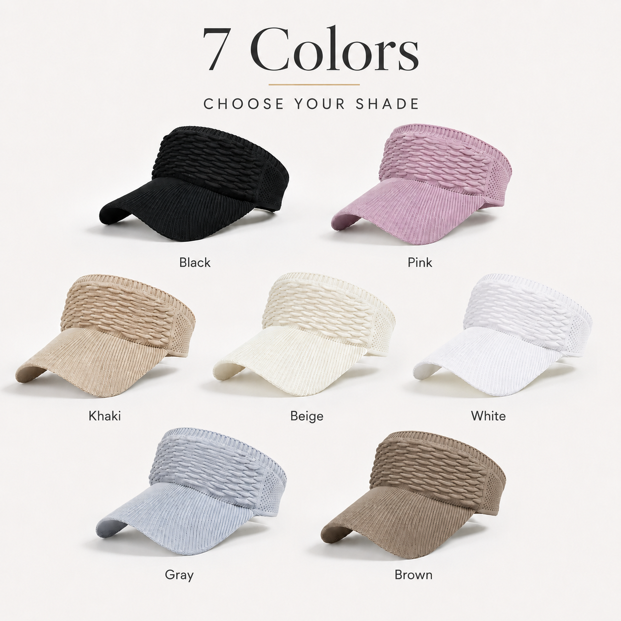 High-Ponytail Sun Visor Hats 🧢 | Buy 1 Get 1 Free 🔥