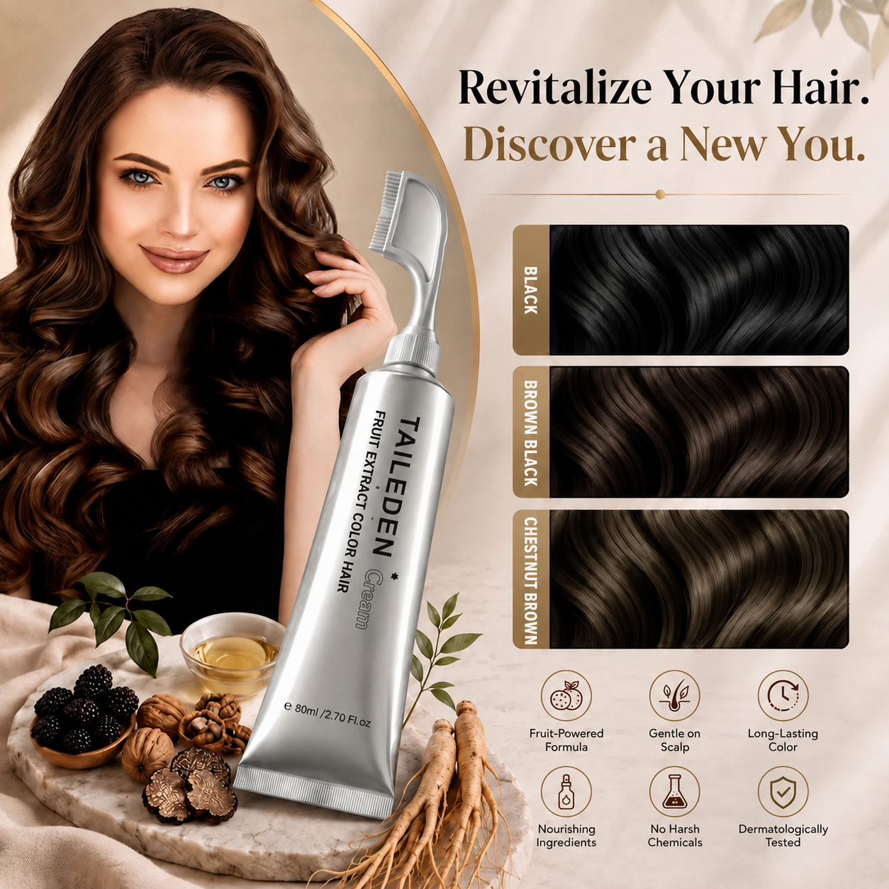 📢📢BUY 2 GET 1 FREE !! ⏰Vibrant, Long-Lasting Hair Color (With ZERO Damage!) ✨