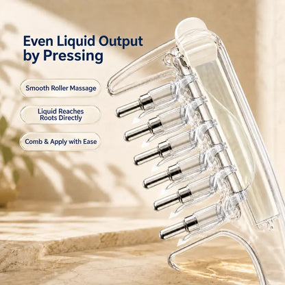 Refillable Scalp Liquid Applicator & Massage Comb 🔥