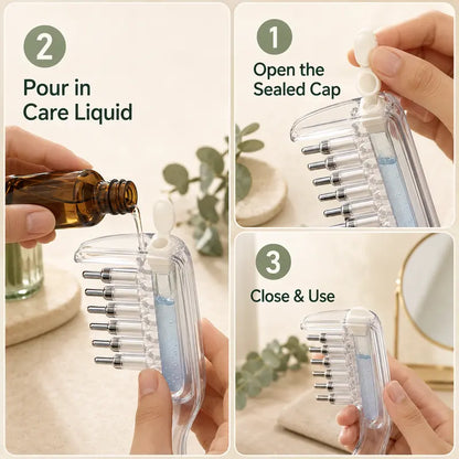 Refillable Scalp Liquid Applicator & Massage Comb 🔥