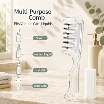 Refillable Scalp Liquid Applicator & Massage Comb 🔥