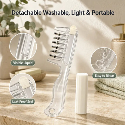 Refillable Scalp Liquid Applicator & Massage Comb 🔥