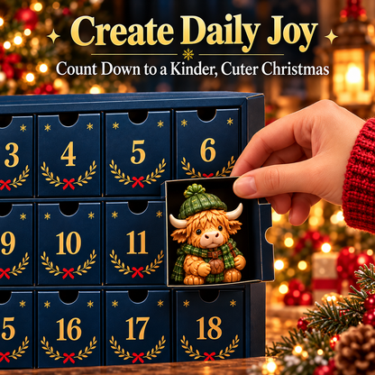 🐮 Highland Cow Advent Calendar – 24 Days of Surprises