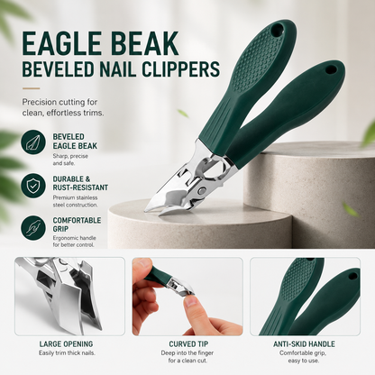 🥳2026 HOT SALE💅Precision Wide-Jaw Nail Clipper Kit