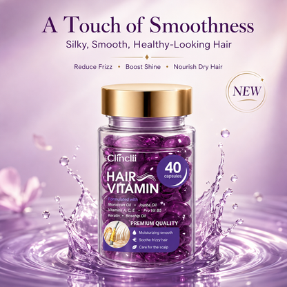 Violet Vitamin Hair Capsules with Argan Oil