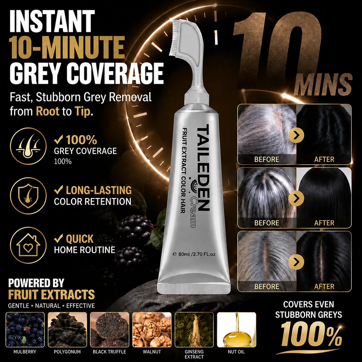 📢📢BUY 2 GET 1 FREE !! ⏰Vibrant, Long-Lasting Hair Color (With ZERO Damage!) ✨