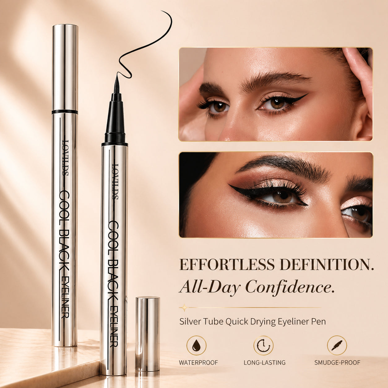 Last Day Buy 1 Get 1 Free✨Waterproof Eyeliner That Stays Put