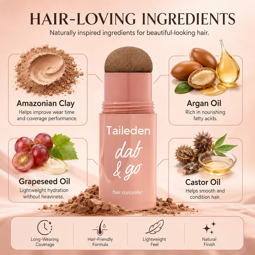 10-Second Hair Concealer Cover Grays • Fill Thin Areas • Perfect Your Hairline