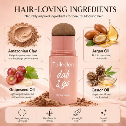 10-Second Hair Concealer Cover Grays • Fill Thin Areas • Perfect Your Hairline