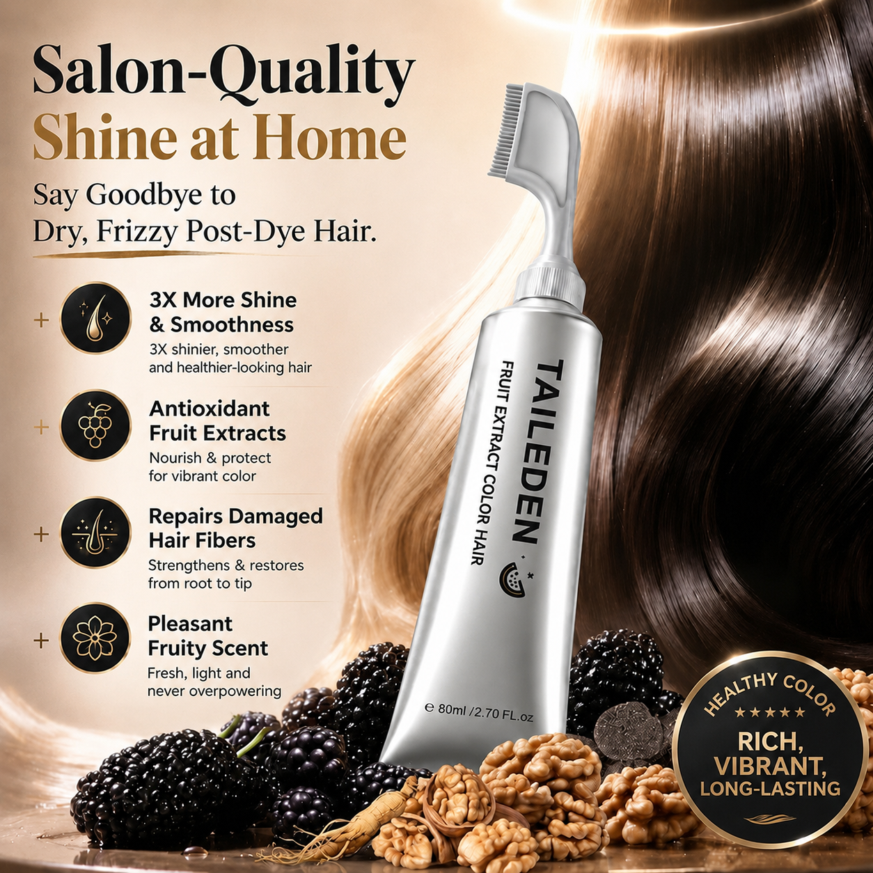 📢📢BUY 2 GET 1 FREE !! ⏰Vibrant, Long-Lasting Hair Color (With ZERO Damage!) ✨