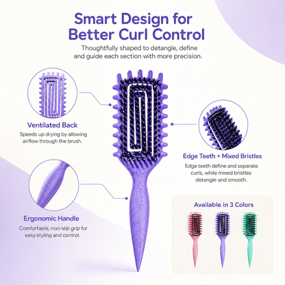 2026 Curl Defining & Detangling Brush 🔥