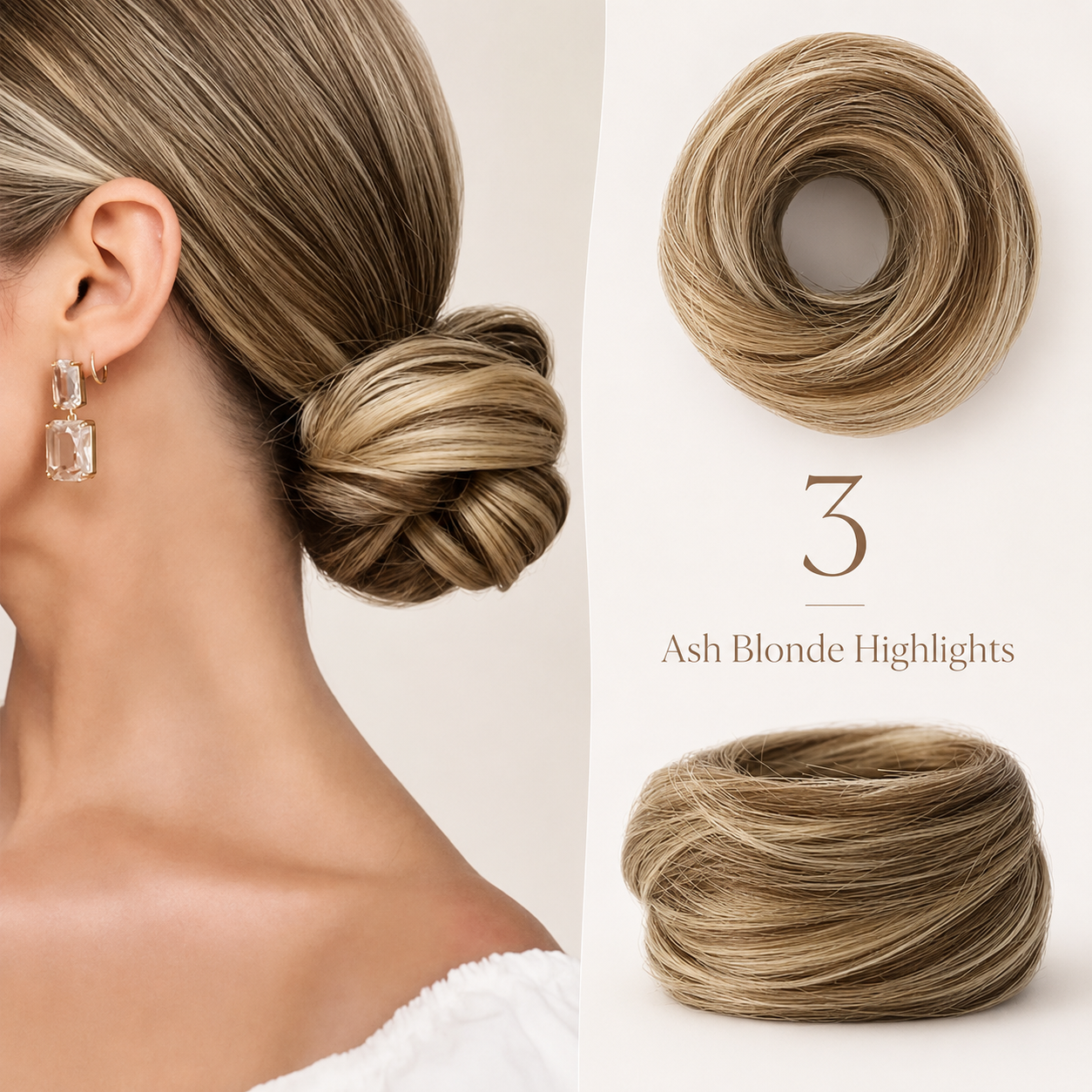 Messy Bun Hair Piece Scrunchie for Instant Volume 🔥