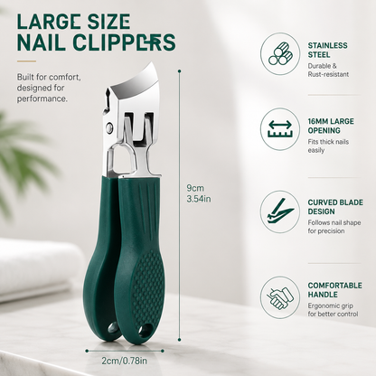 🥳2026 HOT SALE💅Precision Wide-Jaw Nail Clipper Kit