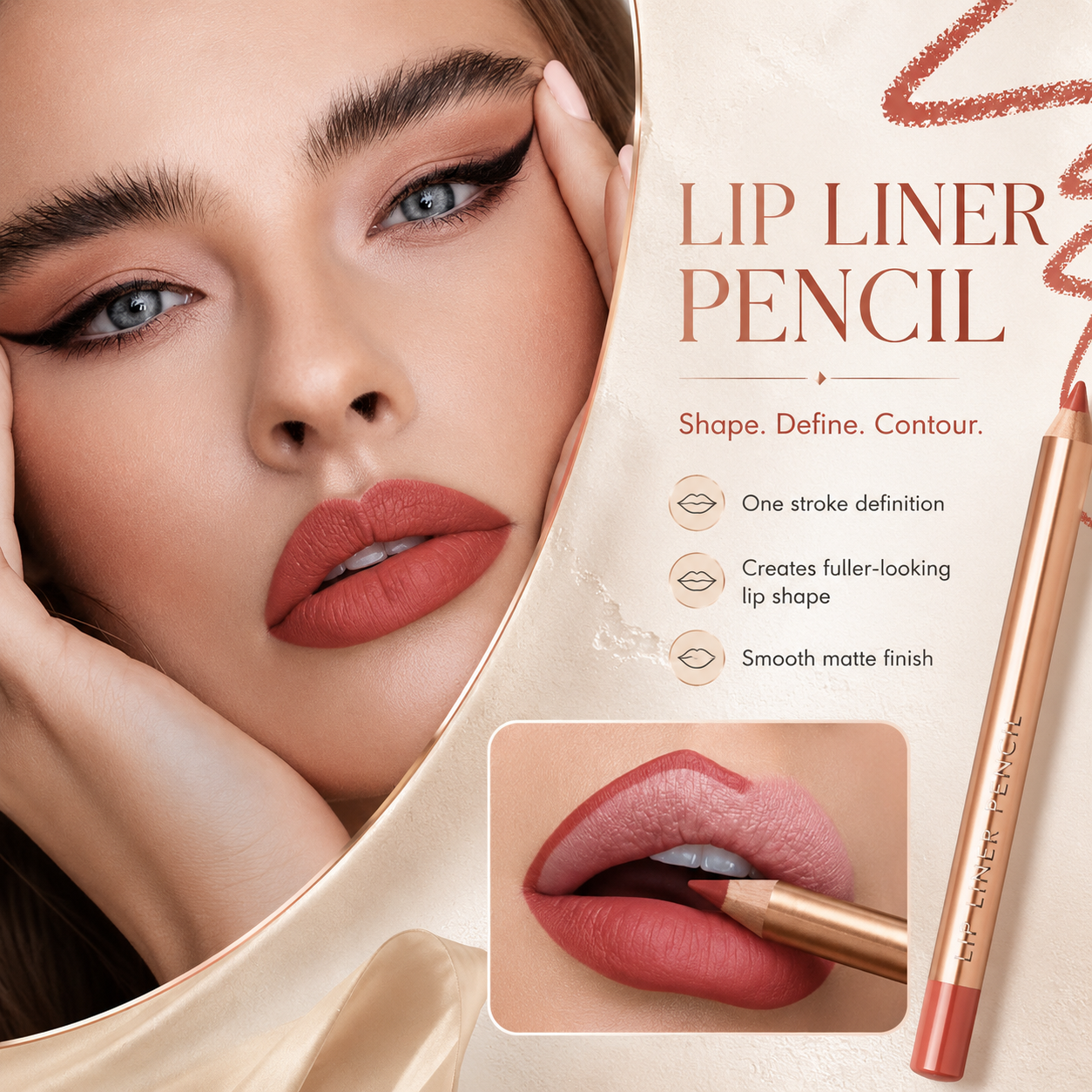 12PCS Matte Lip Liner Set – Waterproof Creamy Lip Liner Pencils for Long-Lasting Defined Lips 🔥