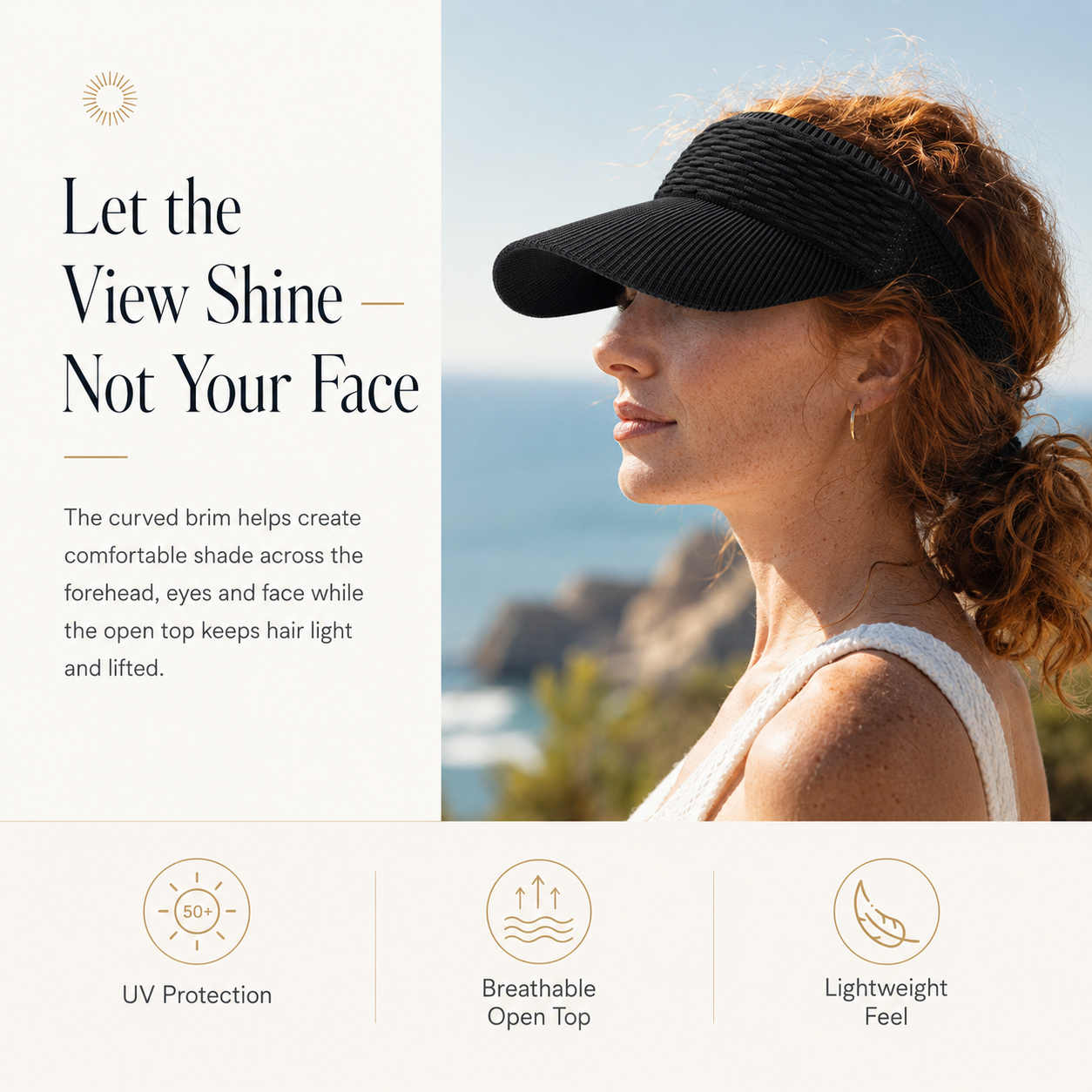 High-Ponytail Sun Visor Hats 🧢 | Buy 1 Get 1 Free 🔥