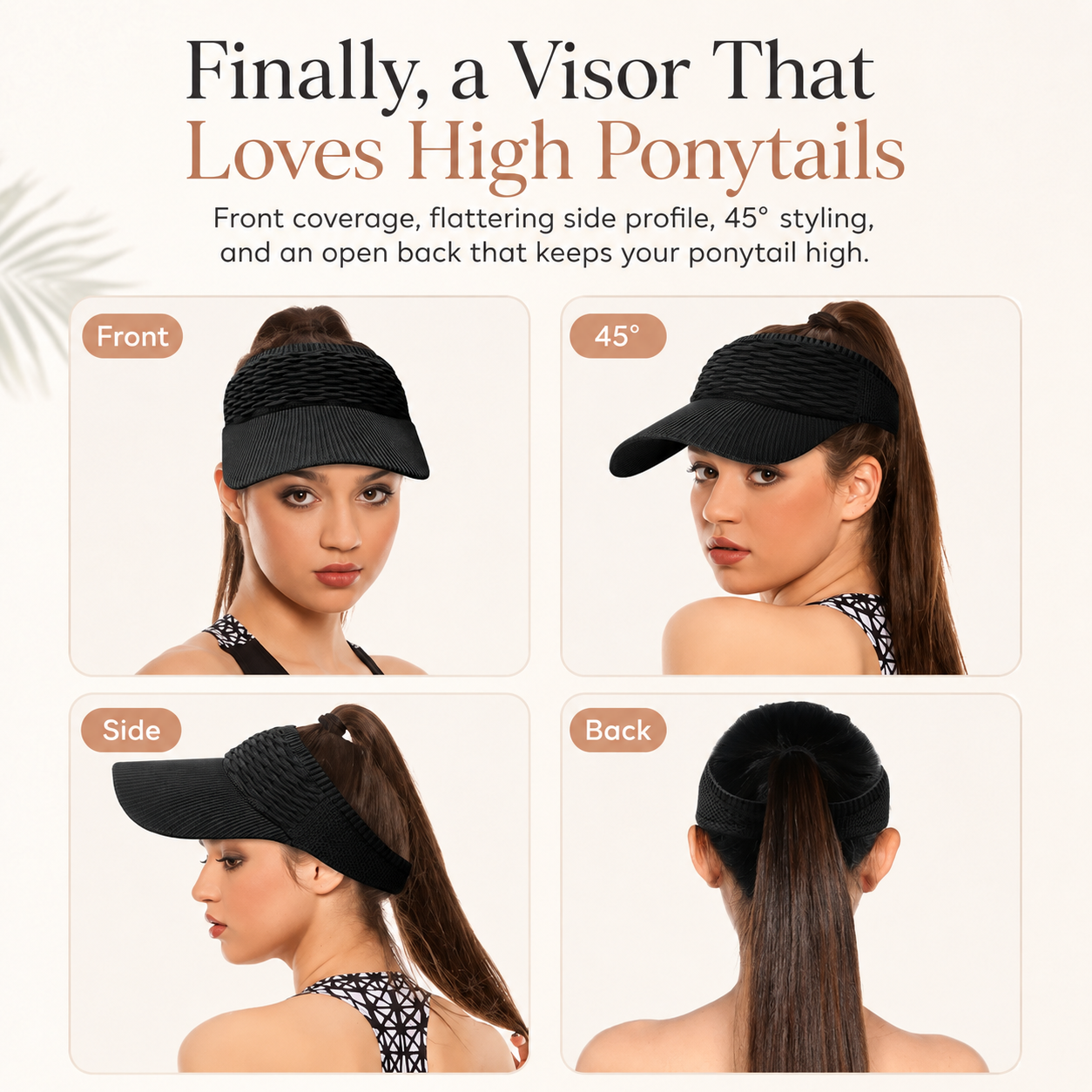 High-Ponytail Sun Visor Hats 🧢 | Buy 1 Get 1 Free 🔥