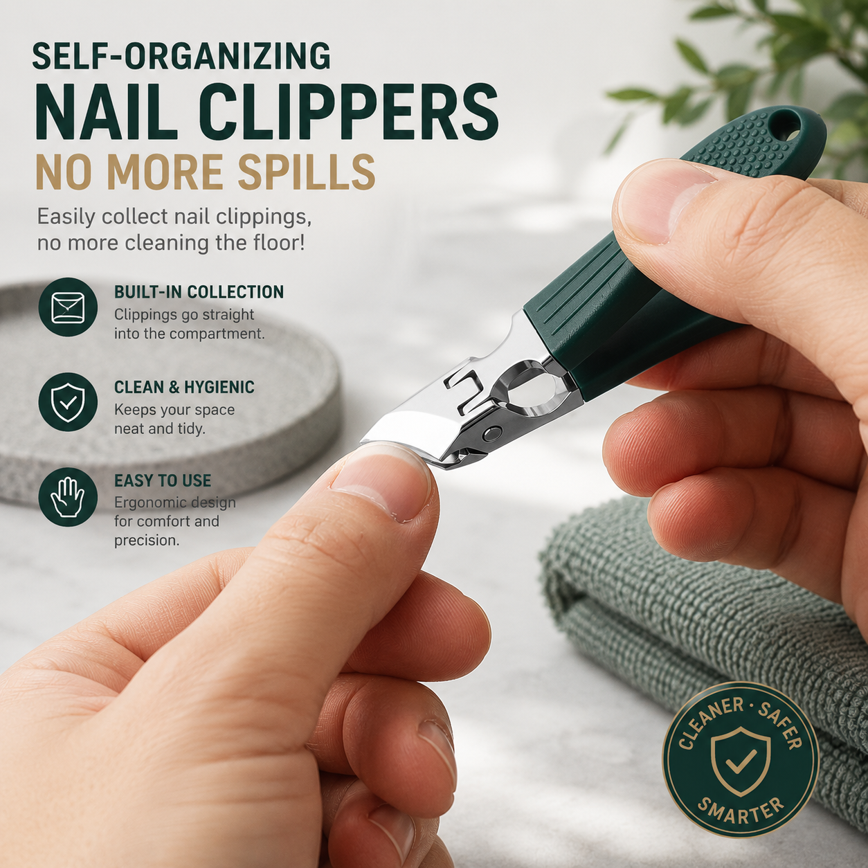 🥳2026 HOT SALE💅Precision Wide-Jaw Nail Clipper Kit