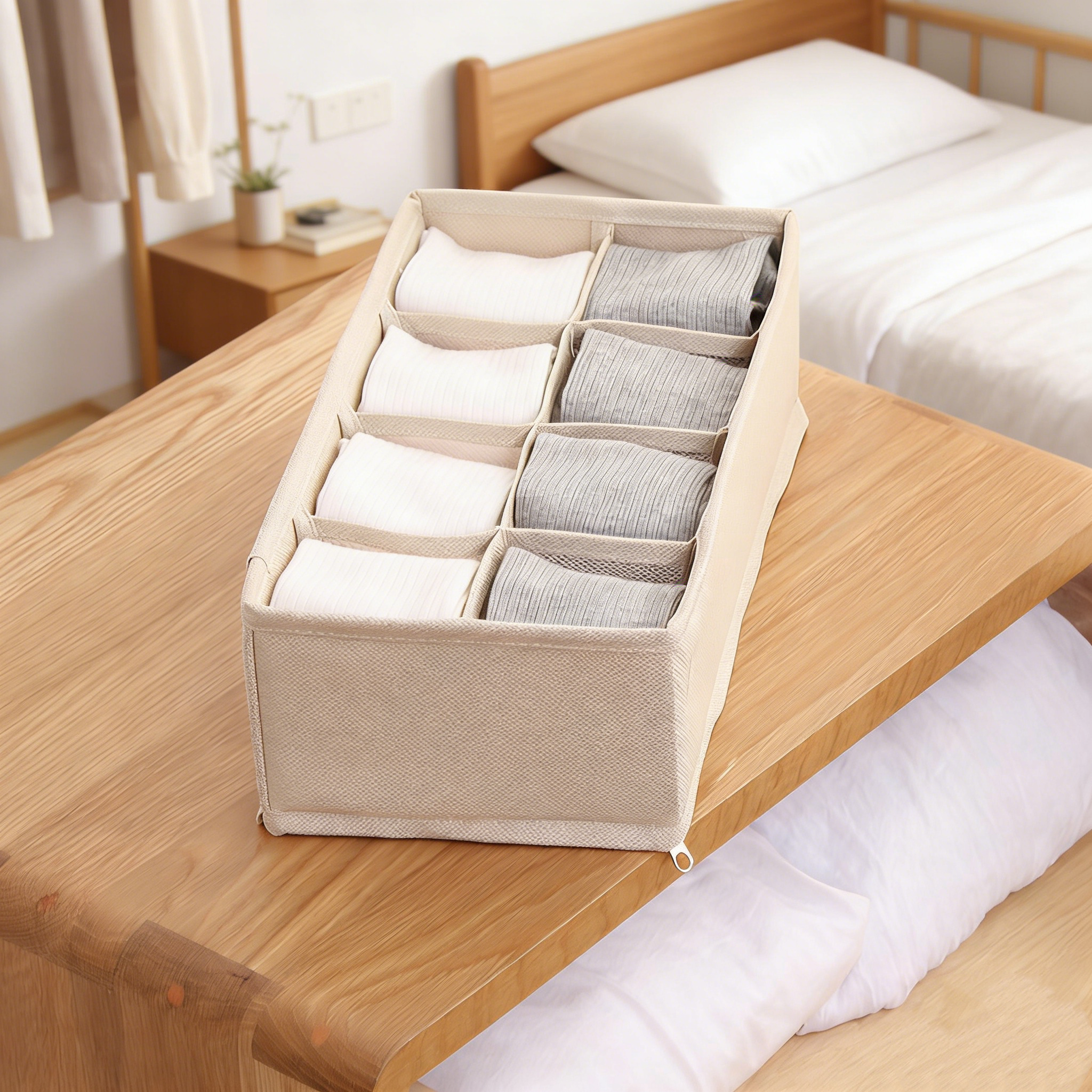 Drawer Divider Storage Box for Underwear & Socks