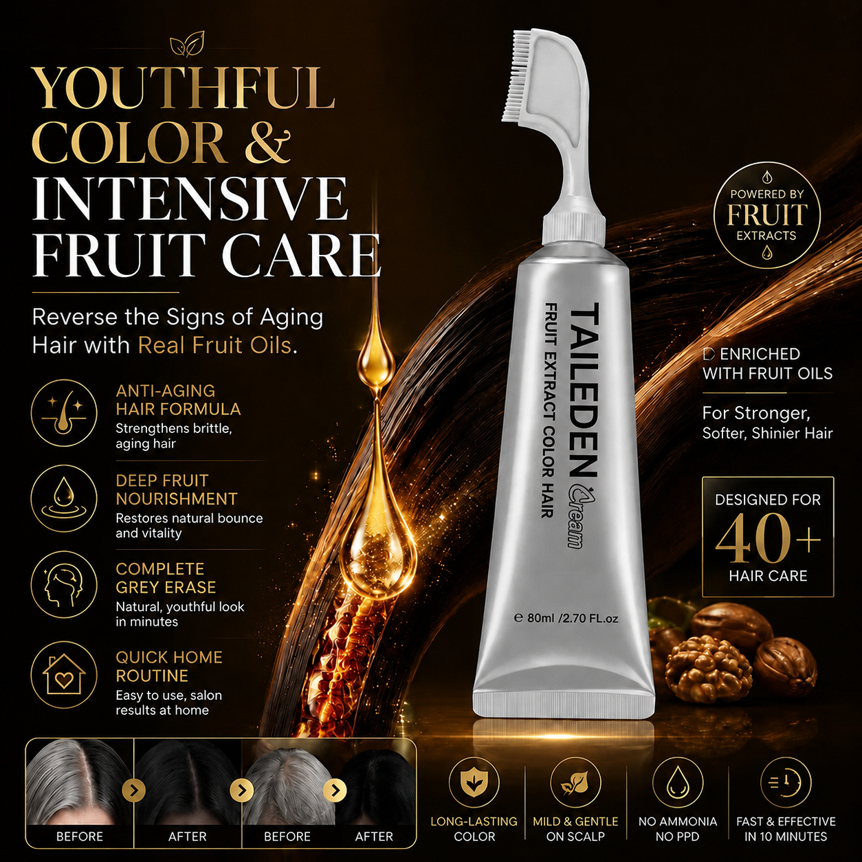 📢📢BUY 2 GET 1 FREE !! ⏰Vibrant, Long-Lasting Hair Color (With ZERO Damage!) ✨