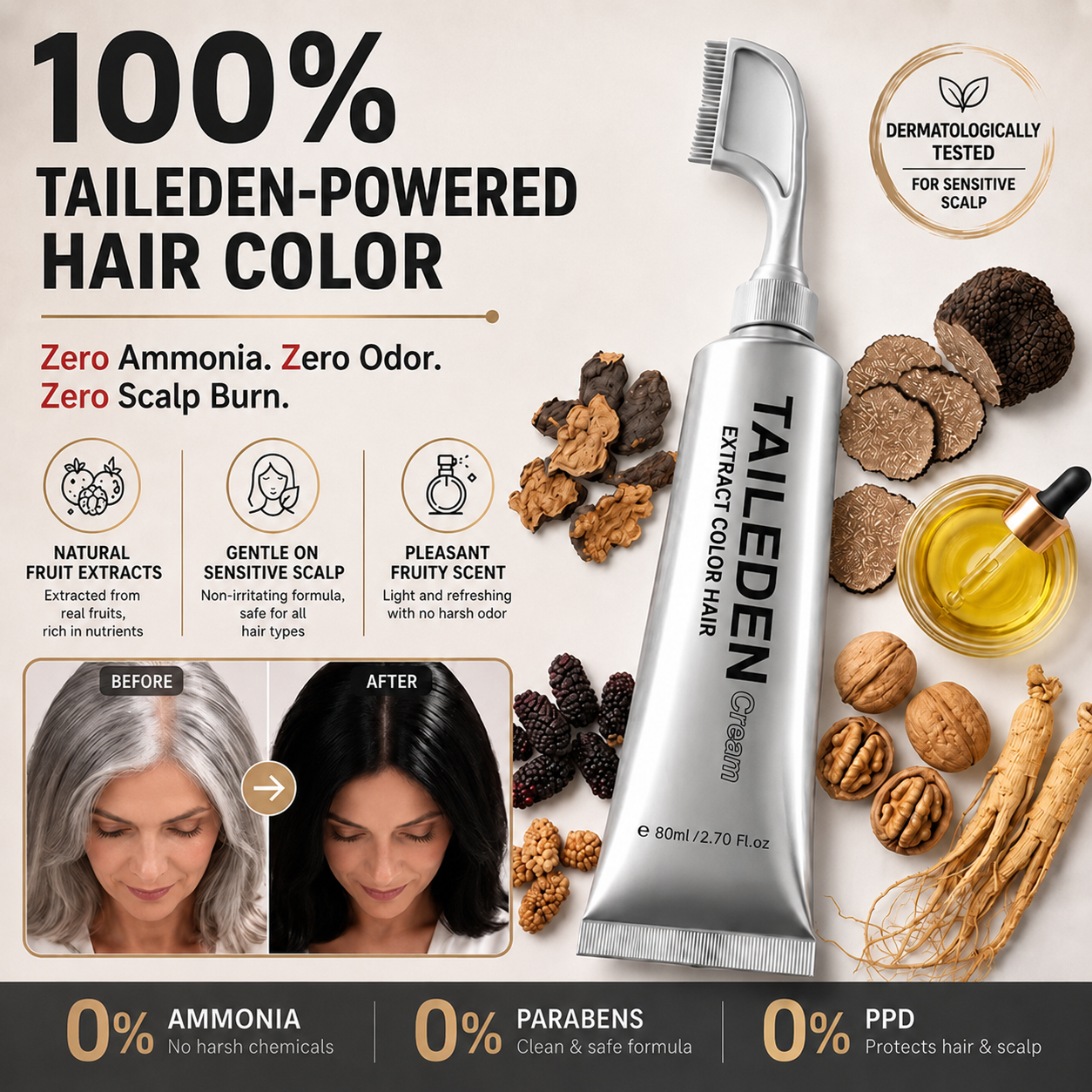 📢📢BUY 2 GET 1 FREE !! ⏰Vibrant, Long-Lasting Hair Color (With ZERO Damage!) ✨