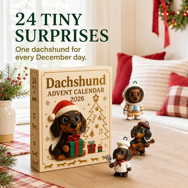 🎄🐾 2026 Dachshund Advent Calendar 🐶