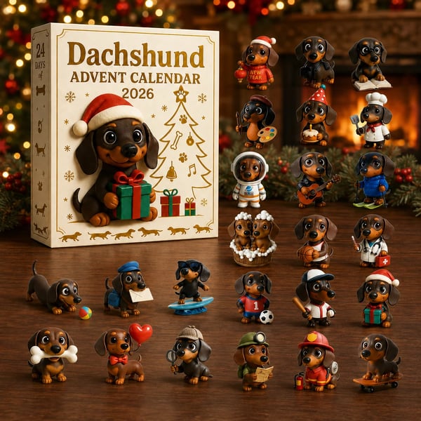 🎄🐾 2026 Dachshund Advent Calendar 🐶