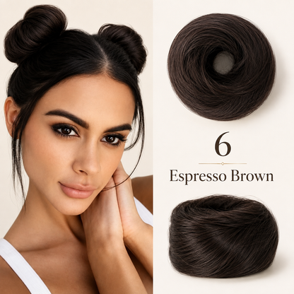 Messy Bun Hair Piece Scrunchie for Instant Volume 🔥