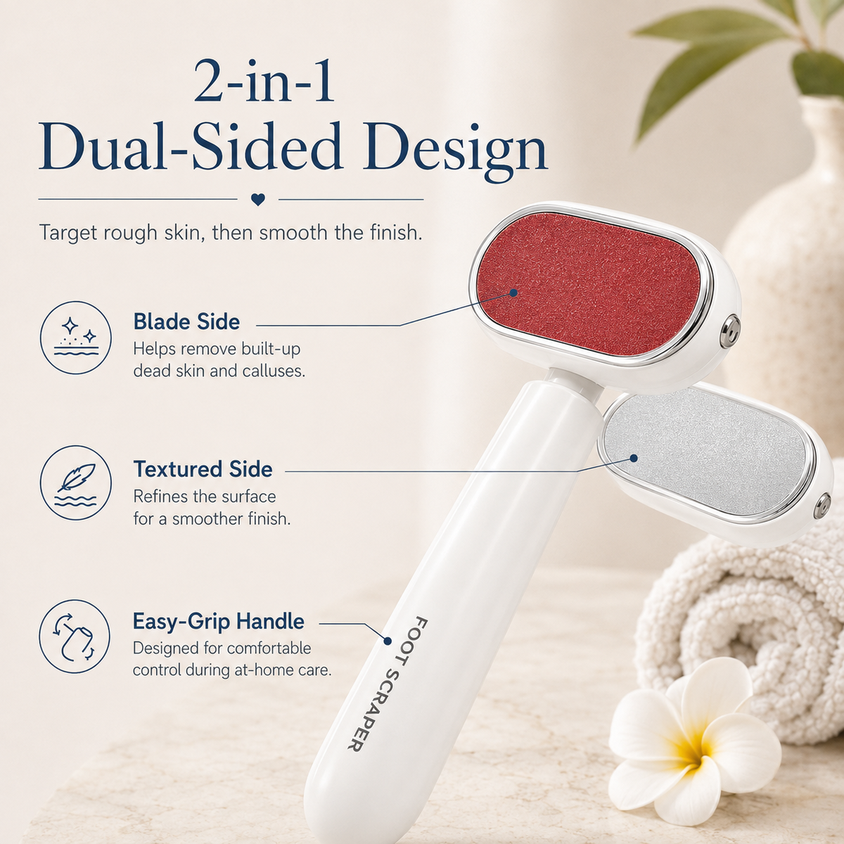 2-in-1 Foot Callus Remover & Smoother Kit 🔥