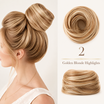 Messy Bun Hair Piece Scrunchie for Instant Volume 🔥