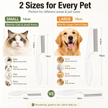 Pet Face & Detail Grooming Comb Set
