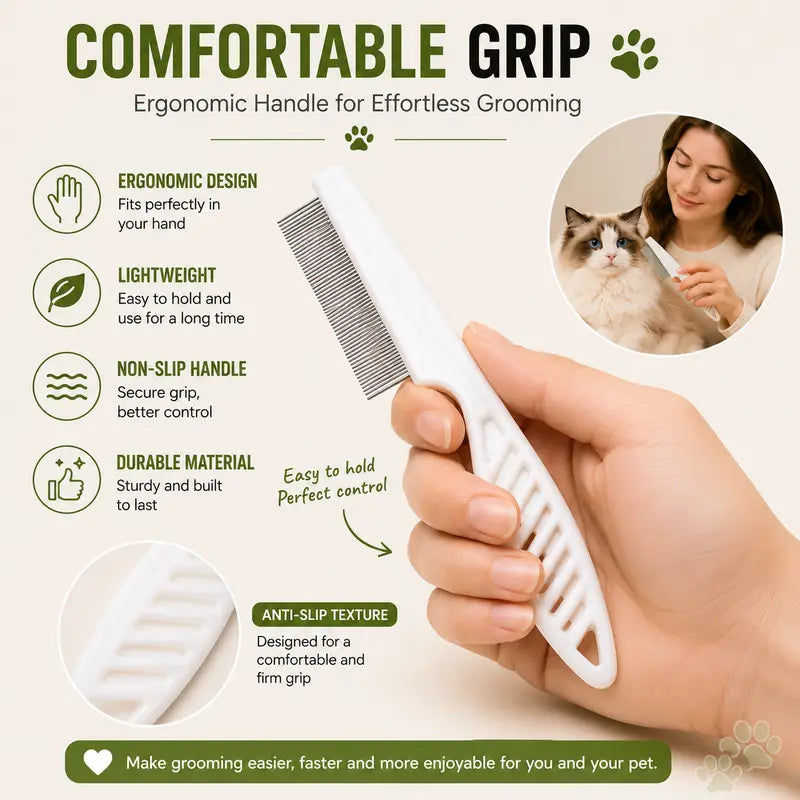 Pet Face & Detail Grooming Comb Set